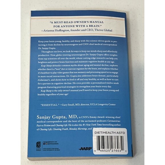 Keep Sharp Sanjay Gupta Book Build a Better Brain at Any Age - Picture 5 of 5